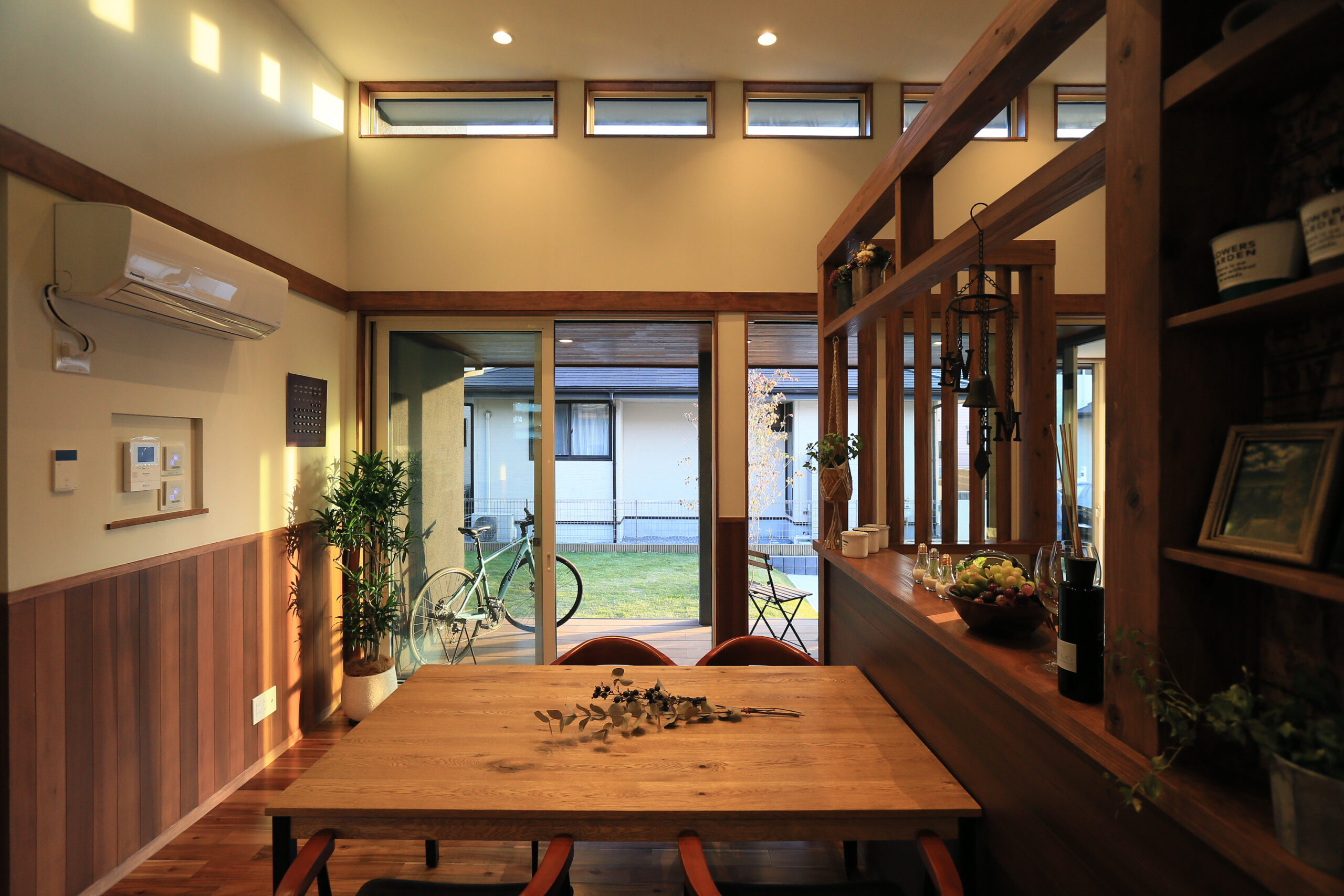 遊び心満載の平屋