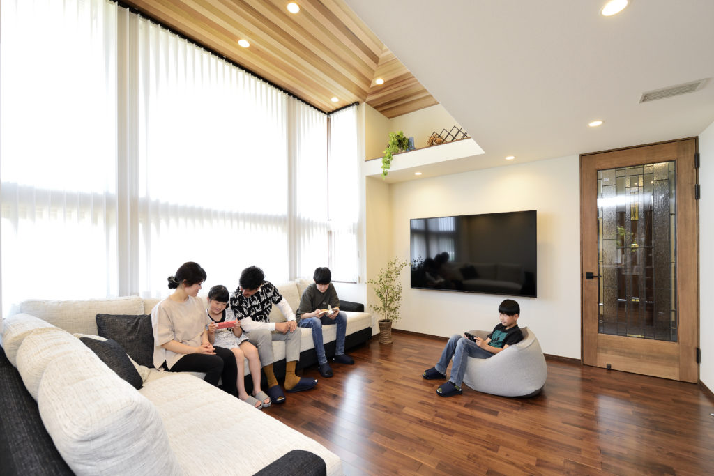 内と外の繋がりを大切にした居心地の良い家